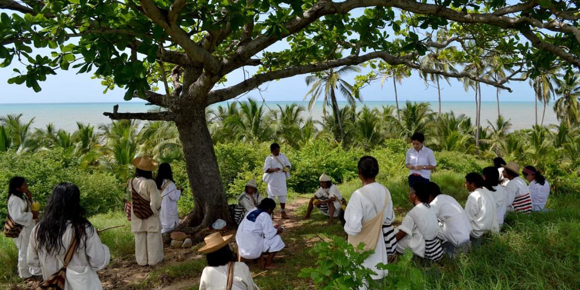Kogi people in a group
